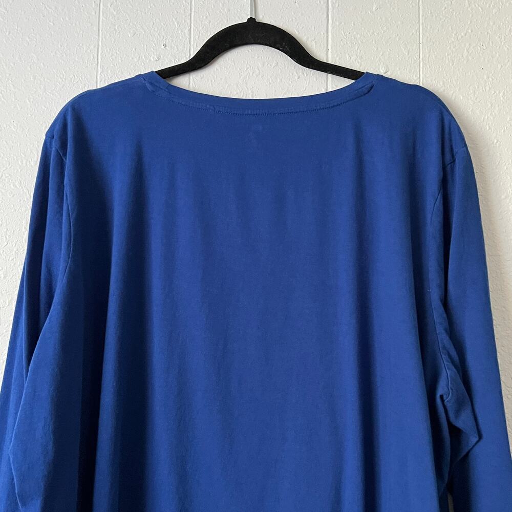 Dip Womens Long Sleeve T-Shirt 3X Organic Cotton Breathable Baselayer Minimalist - Picture 7 of 12